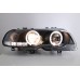BMW E46 2D 99-02 Black Projector Headlamp w Ring
